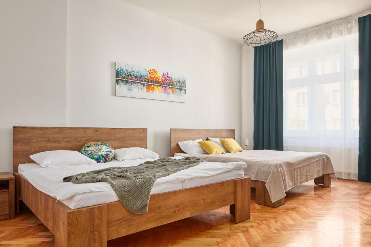 Prague Days - Spacious 3Bdr Apartment - Trendy Neighbourhood Exteriör bild
